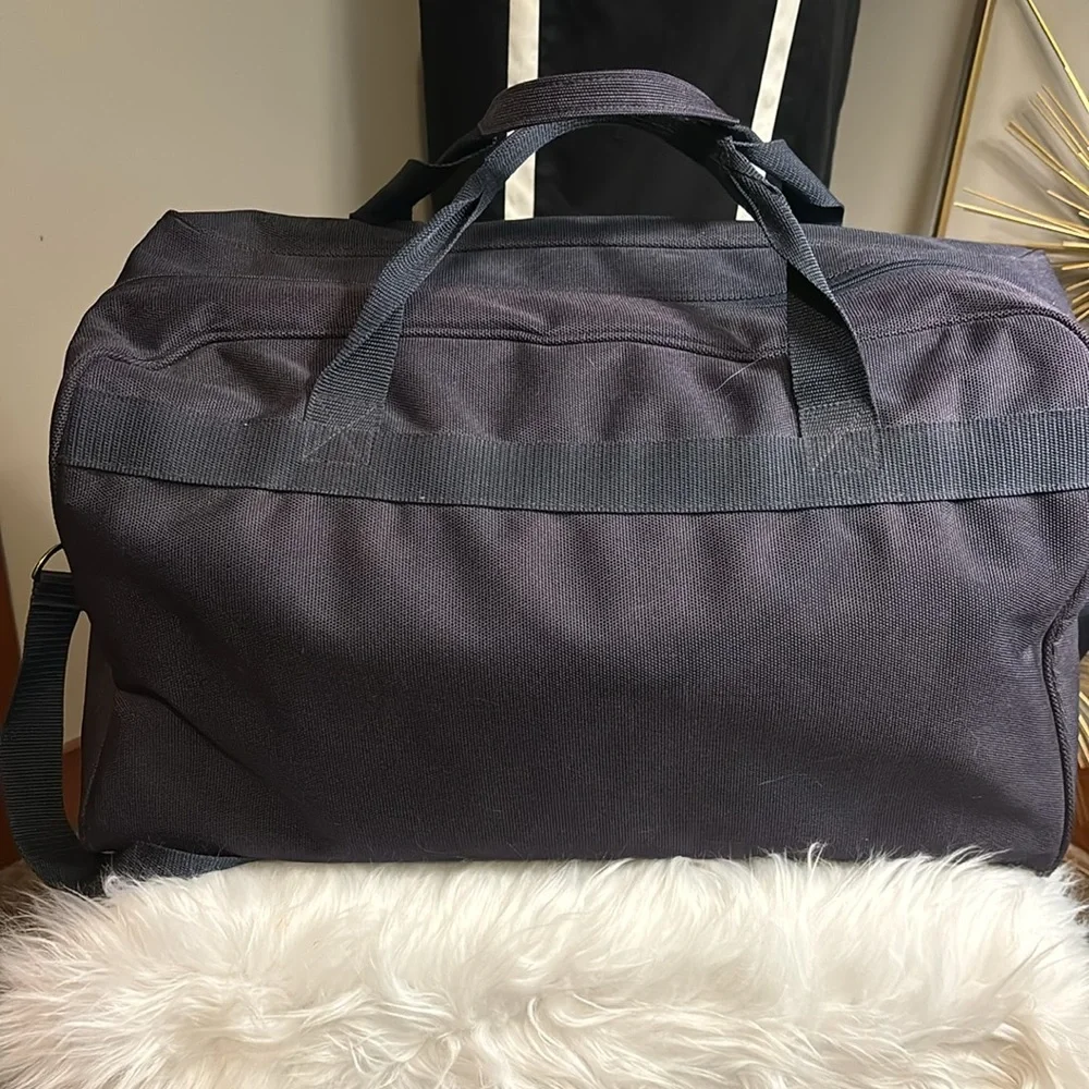 Christian Dior Fahrenheit Large Navy Canvas Duffle Bag
